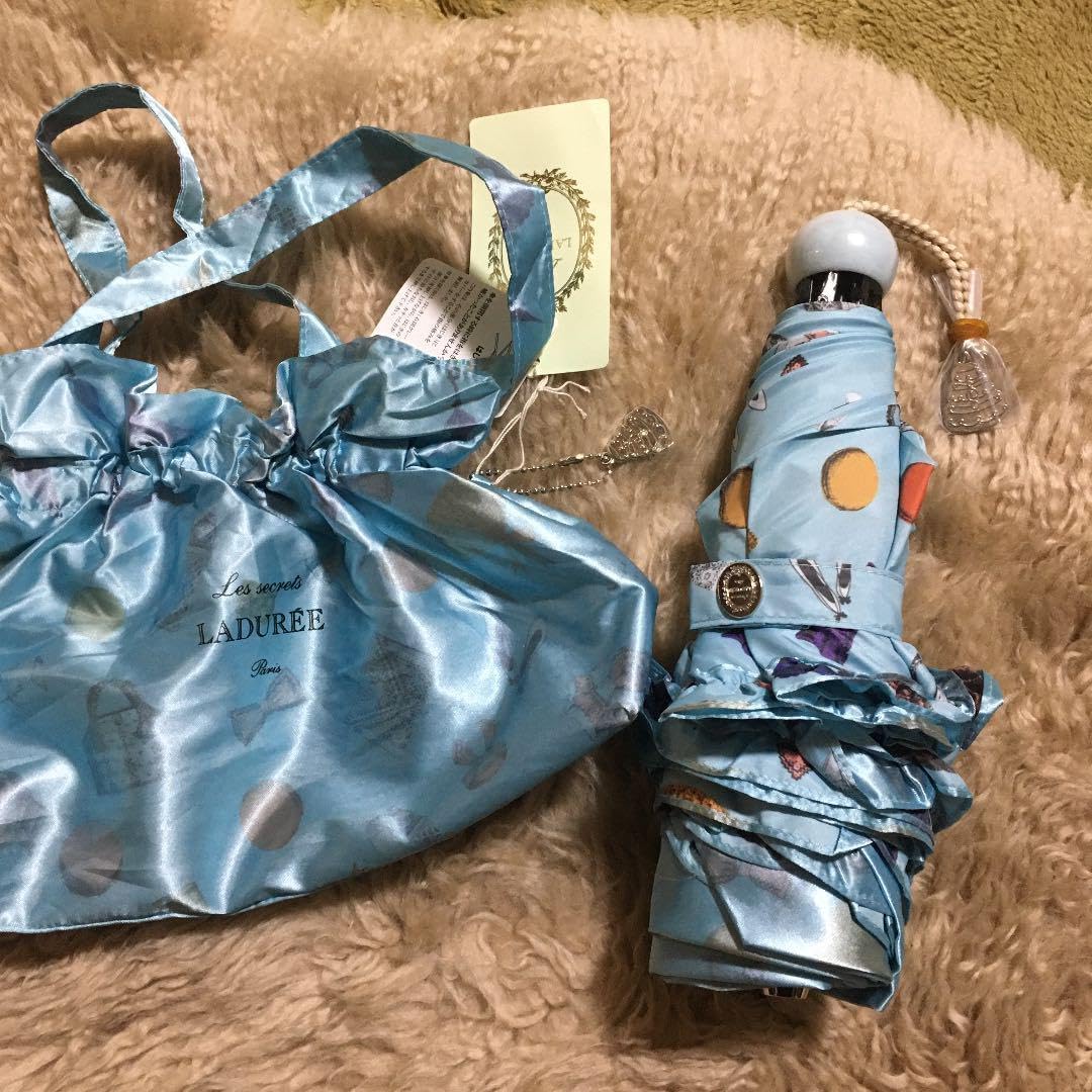 ラデュレ LADUREE 雨傘 未使用】LADUREE ラデュレ 長傘 雨傘 ドット